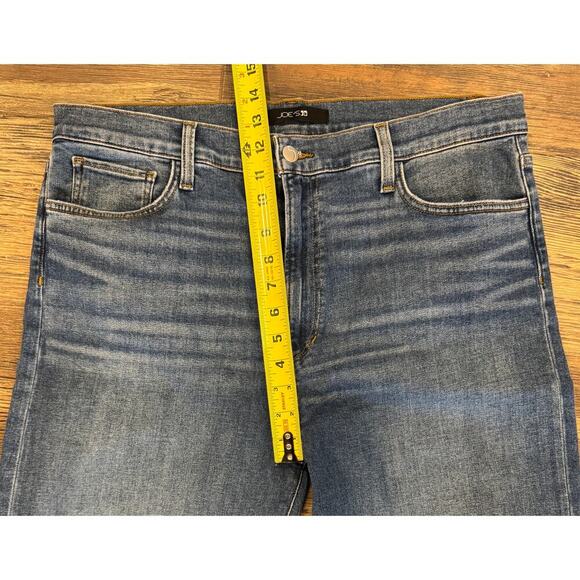 Joe's Jeans the Blake High-Rise Wide Leg Non-Distressed Crop, 34, Blue - Picture 3 of 6